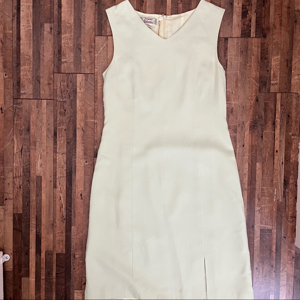 Tommy Bahama Silk Cayman Princess Sheath Dress Green Sz 8 - Picture 14 of 15